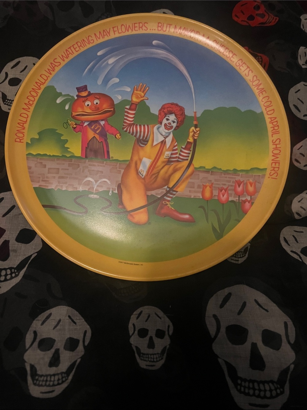 McDonald’s 1977 vintage plate by Lexington